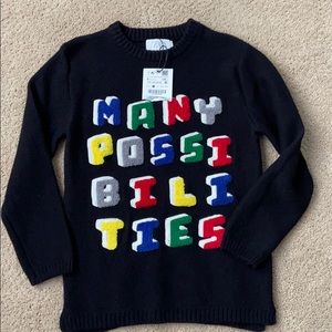 Zara black sweater many possibilities new size 8